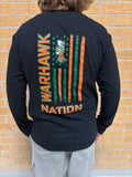 Warhawk Nation Long Sleeve BLACK