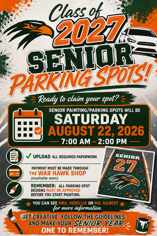 2027 Senior Parking Spots