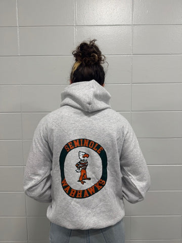 SHS Warhawk Sleeve Hoodie GREY